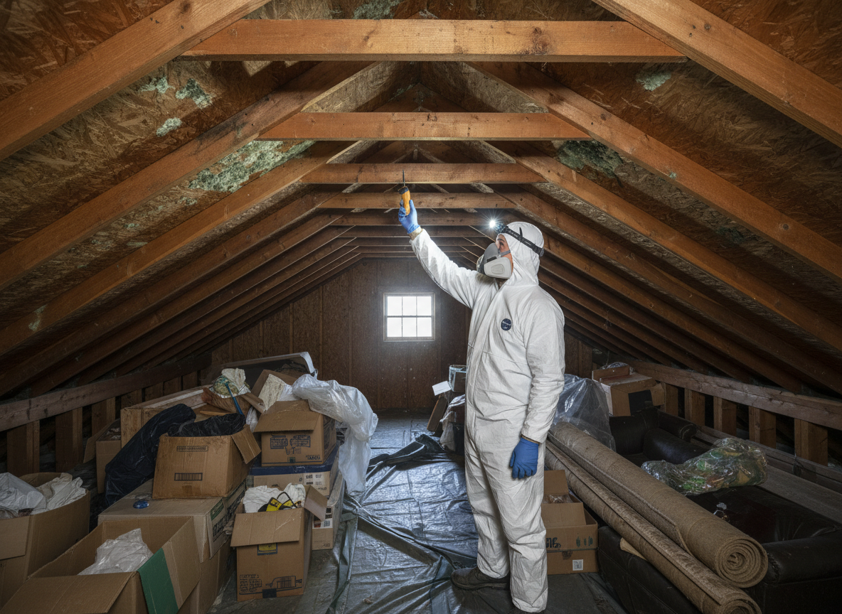 Checking Your Sun Valley Attic for Mold After Roof Leaks